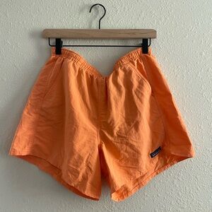 Orange Patagonia Baggies Shorts